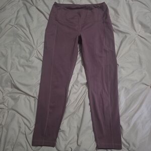 IYogalicious Mauve Leggings With Pockets